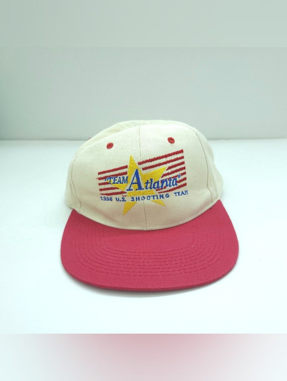 Vintage 1996 Atlanta Olympics Shooting Team Snapback Hat - Like New